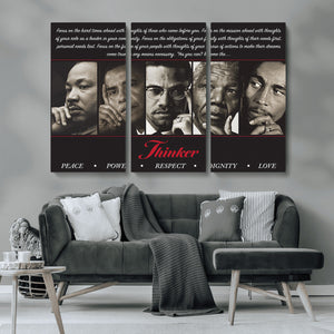 Thinkers of Wall Art Canvas Print - Inspirational Wall Art