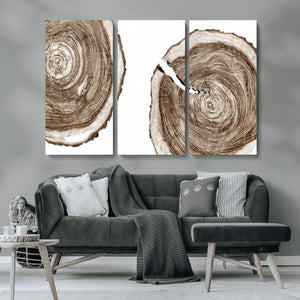 Wood Tree Ring Wall Art Canvas Prints, Tree Rings –
