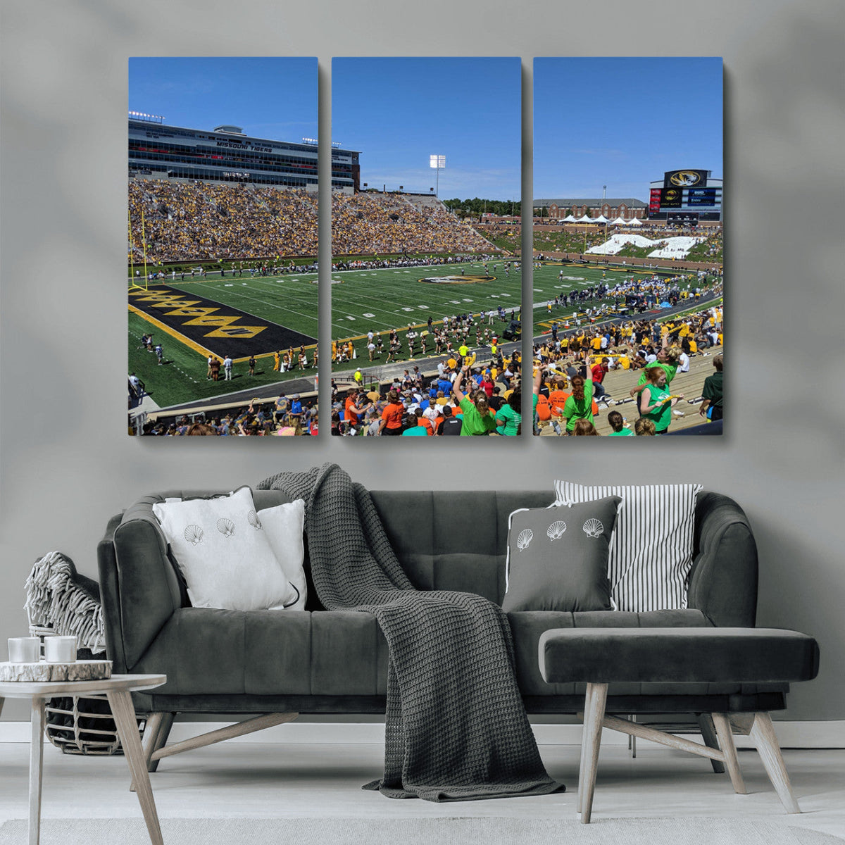 University of Missouri Tigers Football Team Print - Columbia