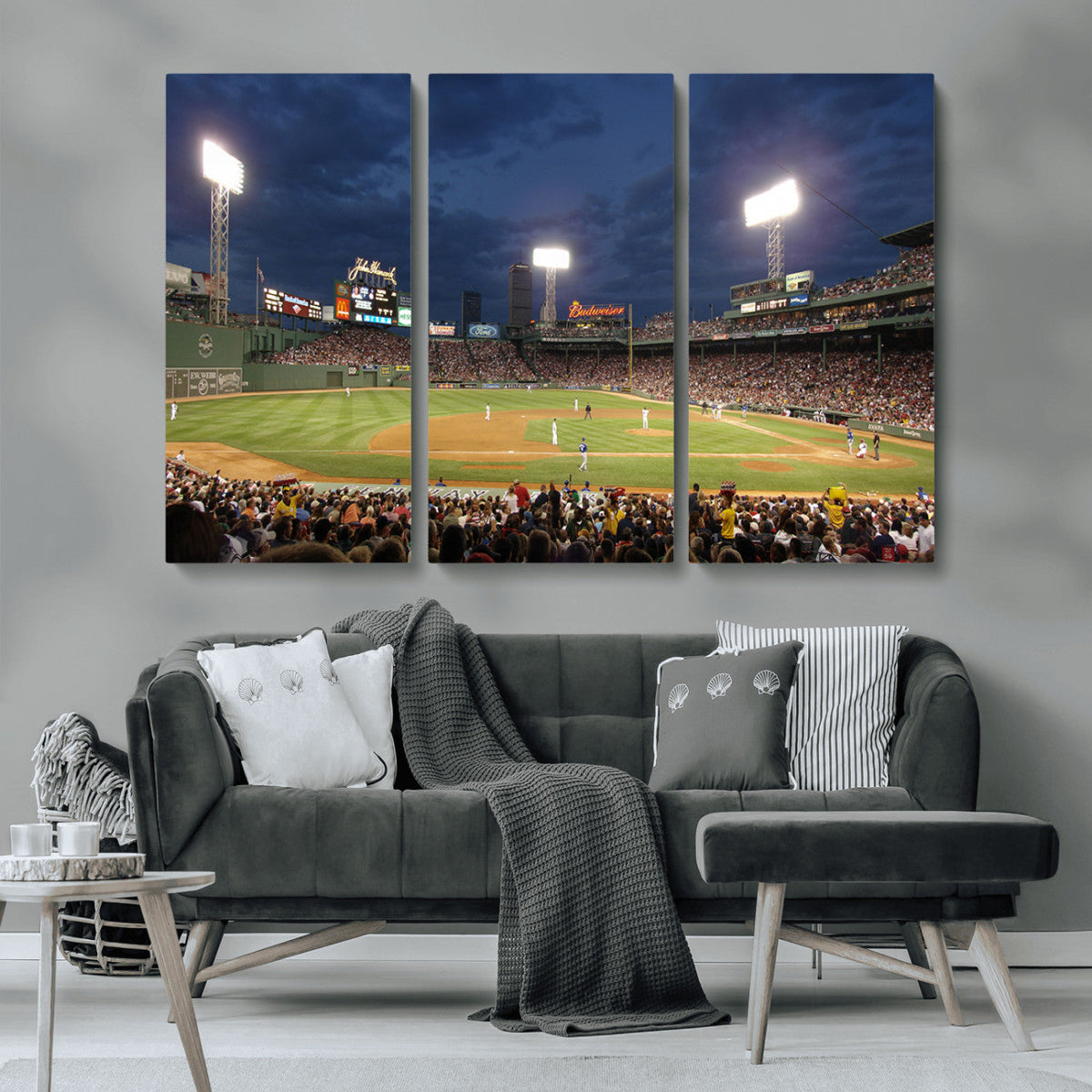 Boston Red Sox Baseball Team Print Canvas - Massachusetts