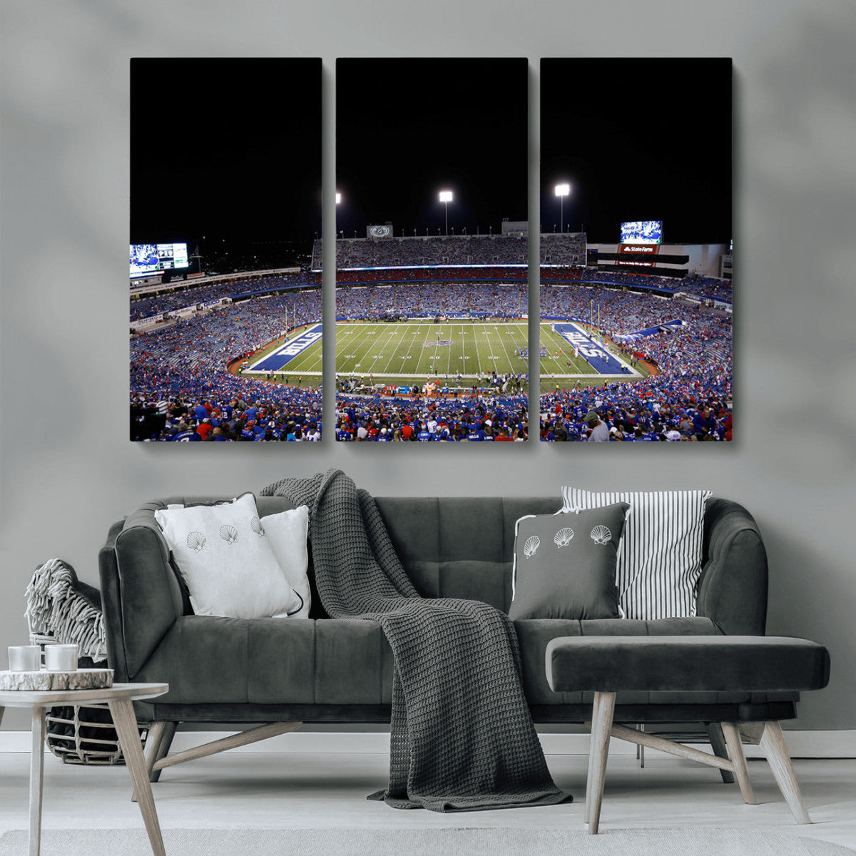 Buffalo Bills Wall Art - Buffalo Bills Stadium Canvas Print,