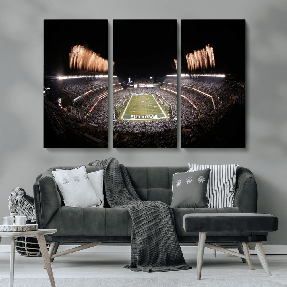 Eagles Field Stadium Wall Art - Lincoln Financial Field