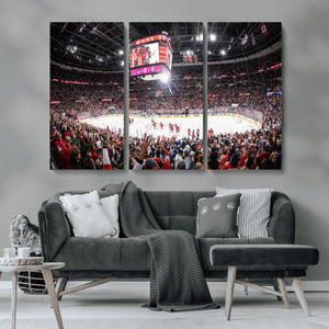Amerant Bank Arena Wall Art Canvas Print - Basketball Arena