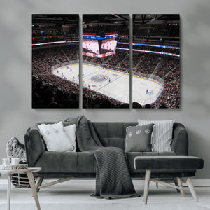 Rogers Place Edmonton Oilers Ice Hockey Stadium Wall Art,