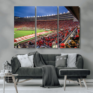 Wisconsin Badgers Football Team Print - Madison Camp Randall