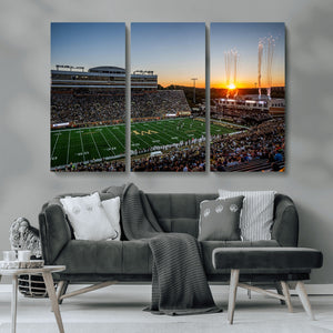 Demon Deacons Football Team Print Canvas- Winston-Salem
