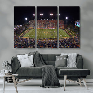 Demon Deacons Print Canvas, Football Team Print -