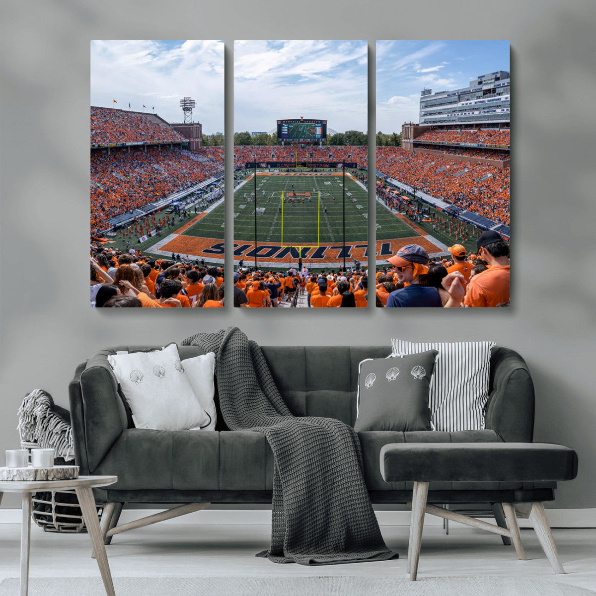 University of Illinois Fighting Illini Football Team Print