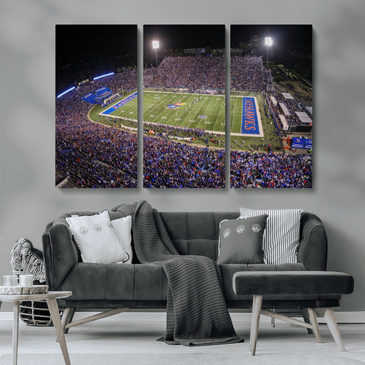 University of Kansas Jayhawks Football Team Print - Lawrence
