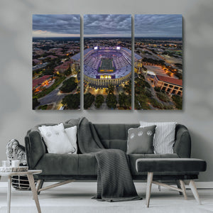 The Louisiana State University Tigers Football Team Print -