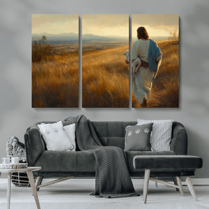 Jesus the Good Shepherd Wall Art Canvas Print -