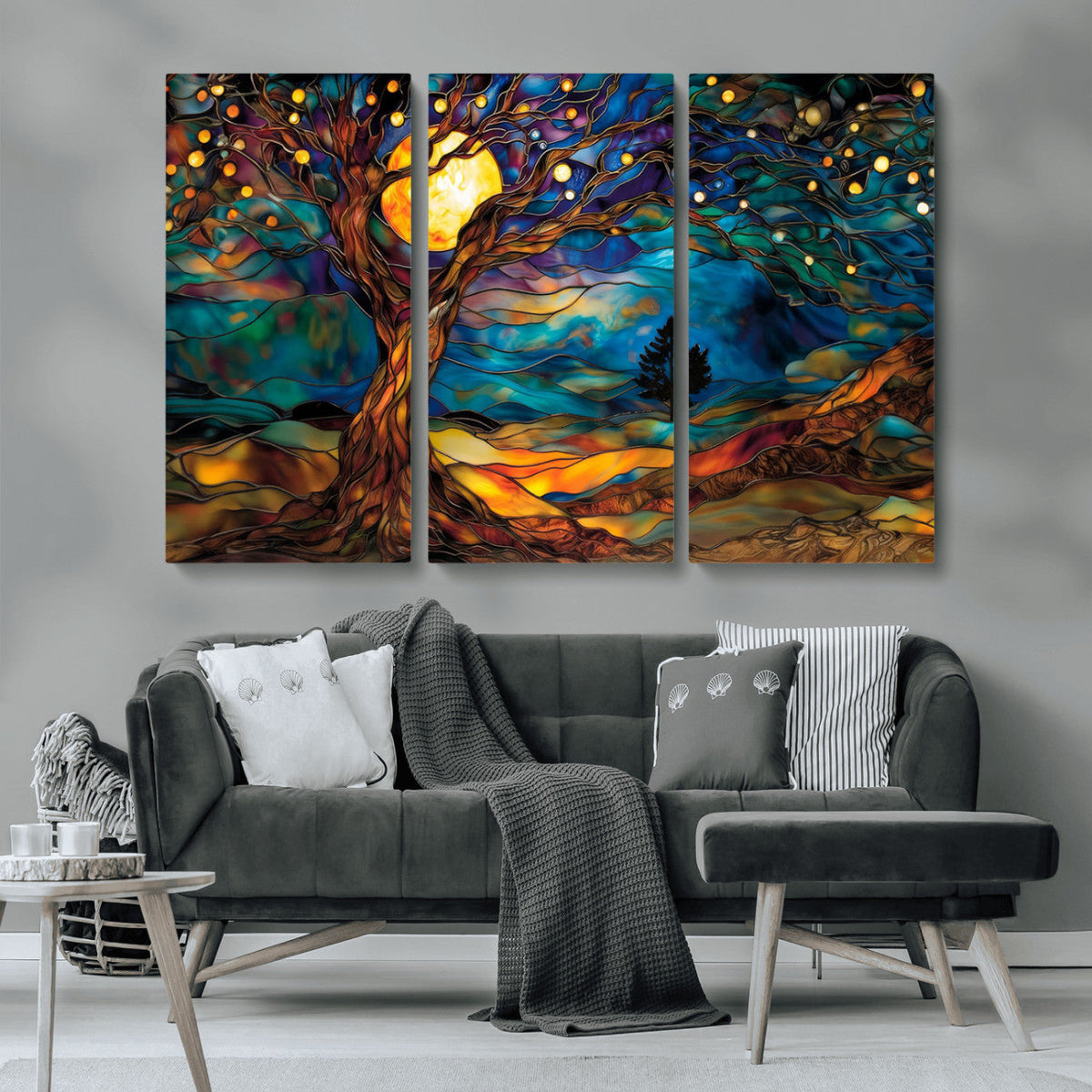 Tree of Life Wall Art - Yggdrasil Tree of Life Canvas Print