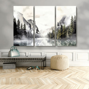 Yosemite Valley Wall Art Canvas Print – Framed and Ready to