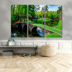 Augusta National Golf Club Wall Art - Panoramic Bridge &