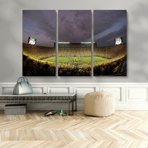 Michigan Wolverines Print - Michigan Stadium Wall Art Canvas