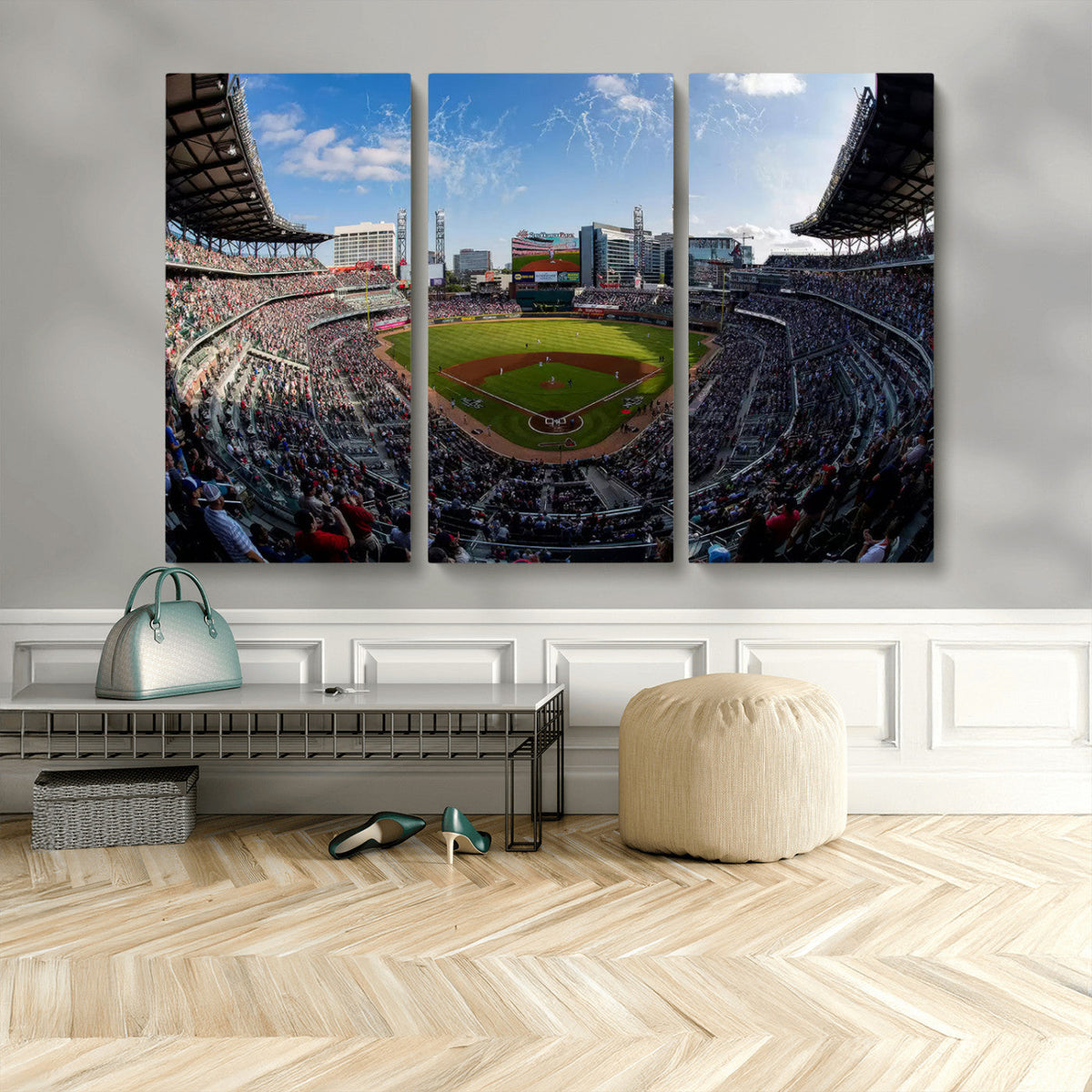 Truist Park Stadium Canvas Wall Art - Atlanta Braves Game