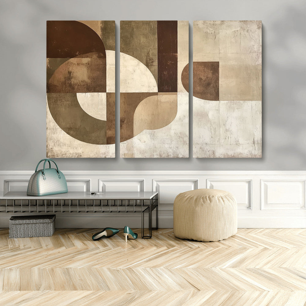 Wabi Sabi Geometric Wall Art | Abstract Modern Minimalist