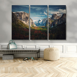 Yosemite National Park Wall Art Canvas Print – Framed