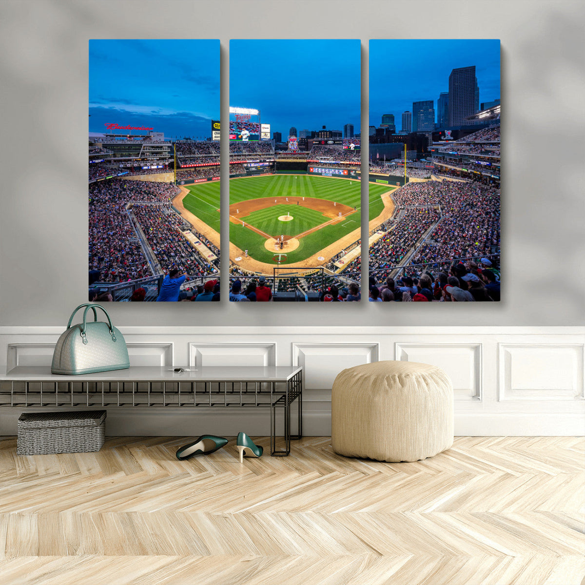 Target Field Stadium Wall Art Canvas Print – Minnesota Twins