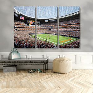 Chicago Bears Soldiers Field Wall Art Canvas Print – Framed