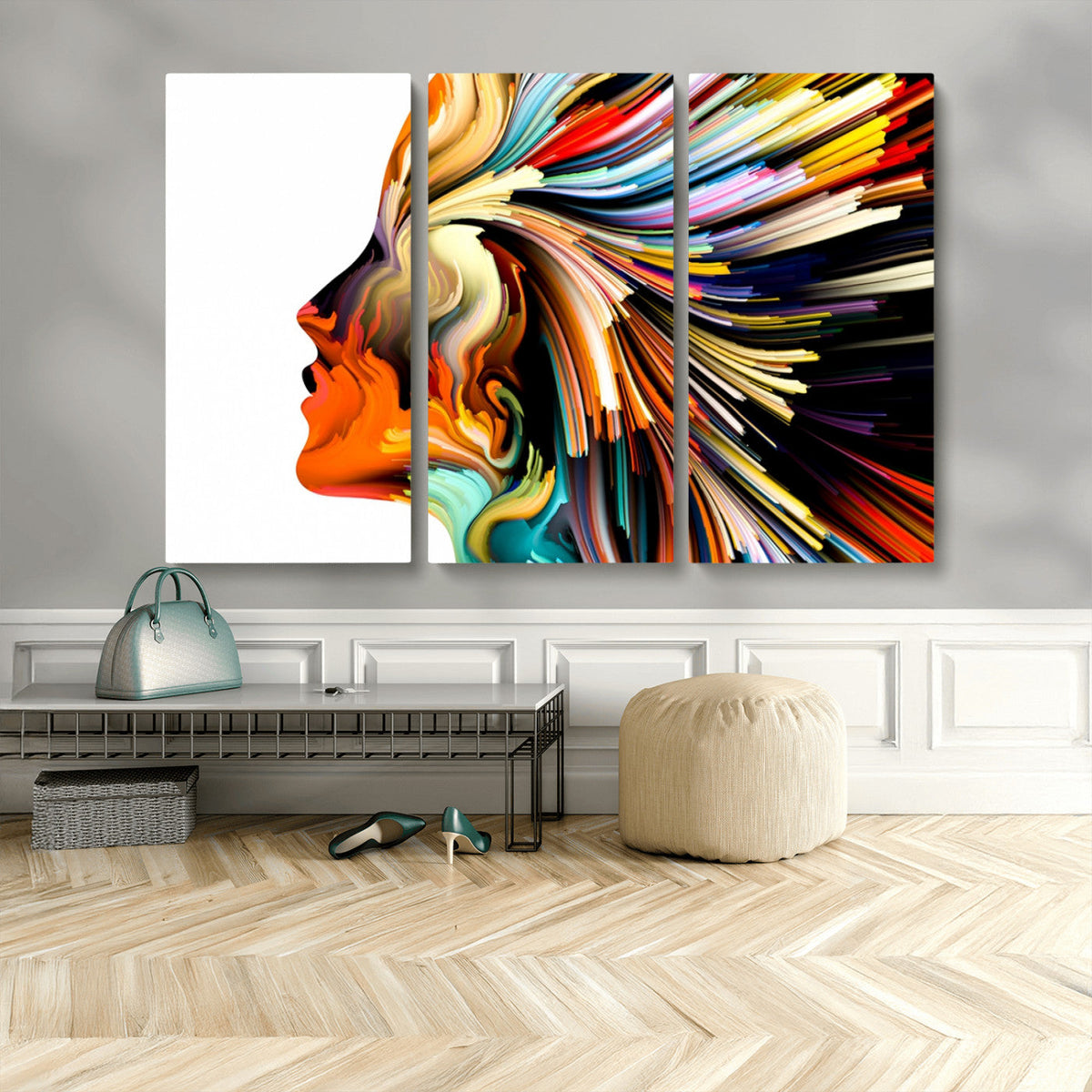 Profile Colors Canvas Print