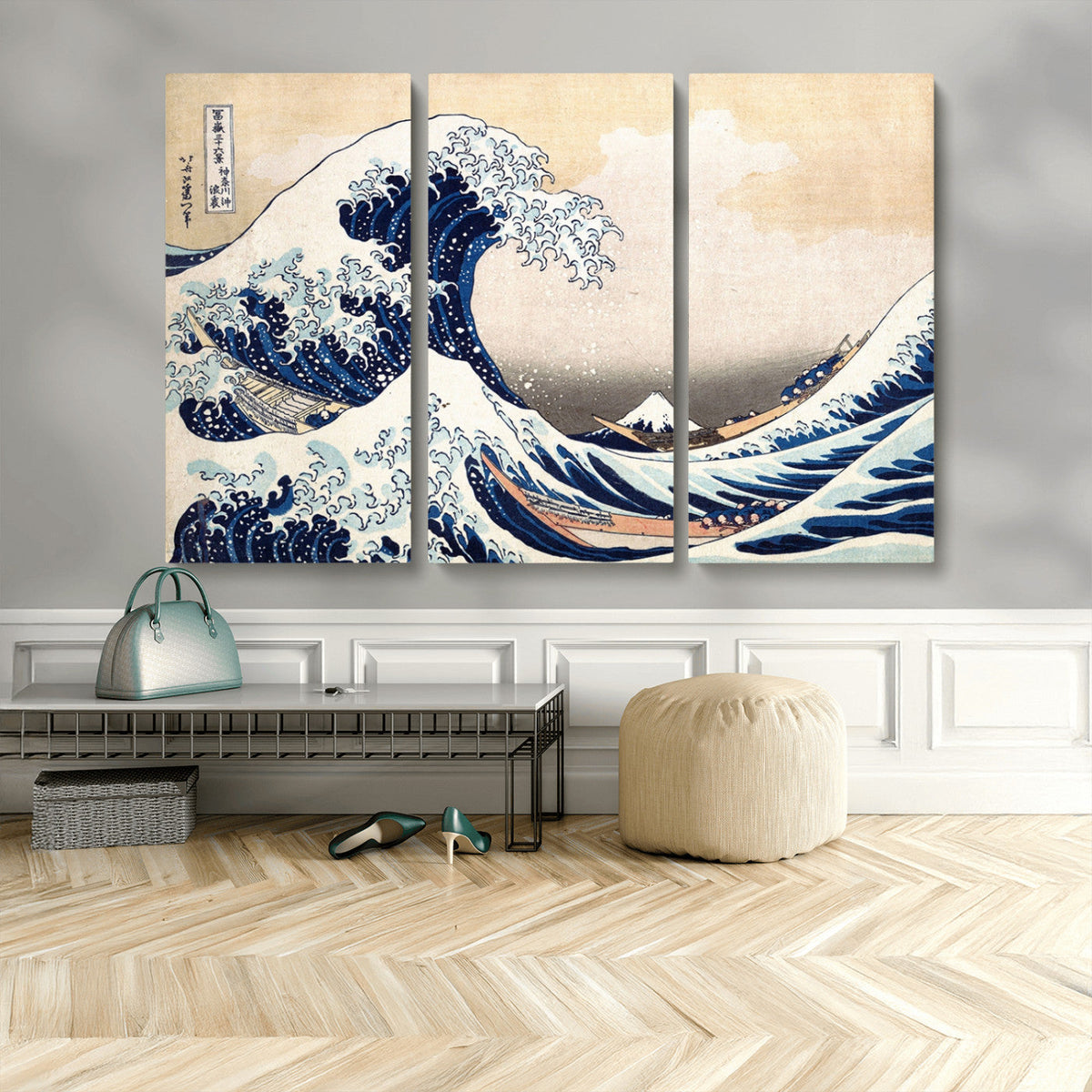 Hokusai: The Breaking Wave off Kanagawa Canvas Print