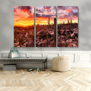 Arizona Desert Print, Western Cowboy Wall Art Print