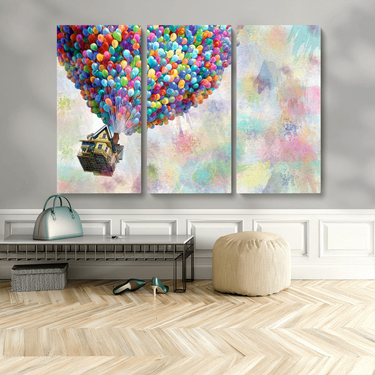 Up Pixar Poster, Look Up Pixar Wall Art, Up Pixar Canvas,