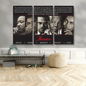 Thinkers of Wall Art Canvas Print - Inspirational Wall Art