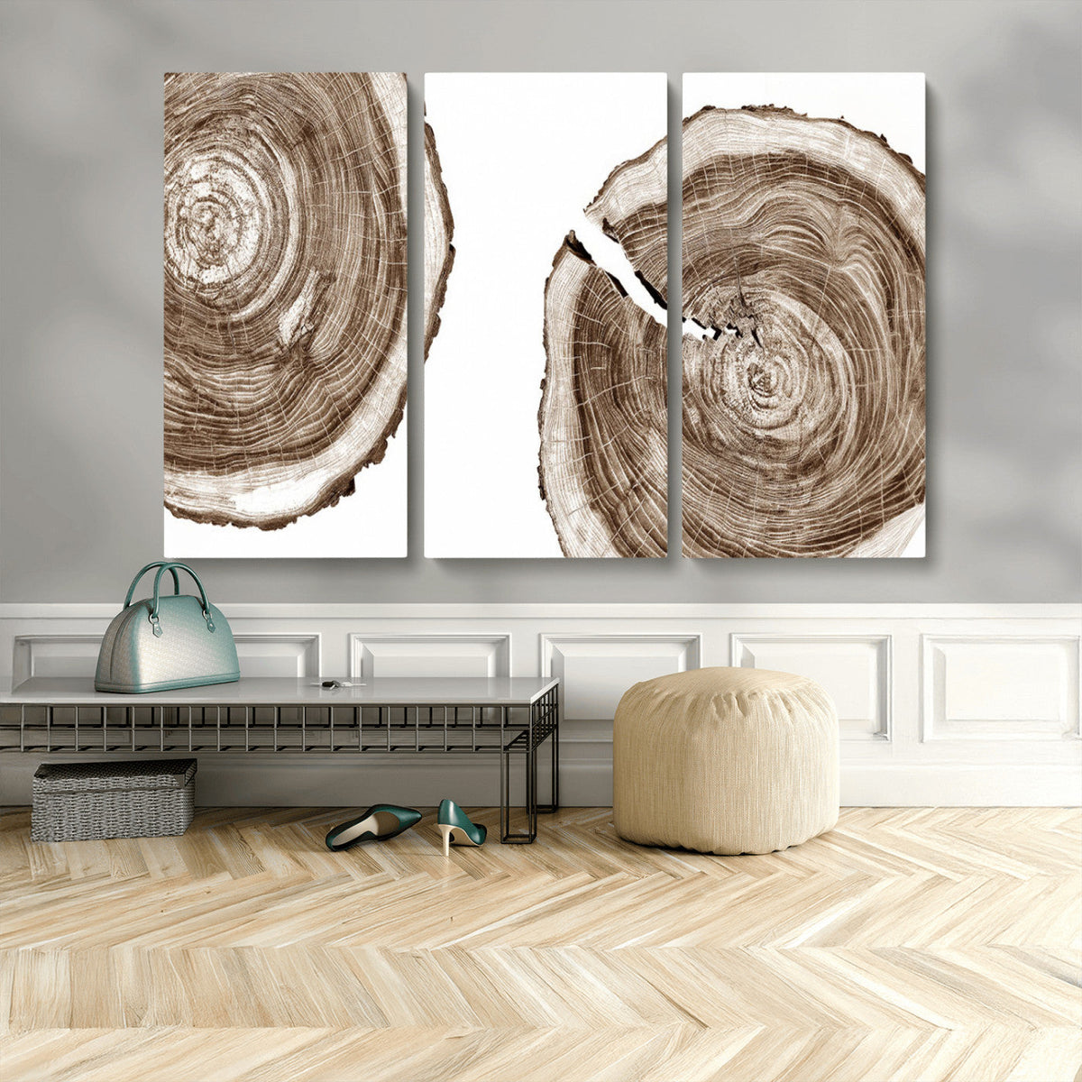 Wood Tree Ring Wall Art Canvas Prints, Tree Rings –