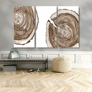 Wood Tree Ring Wall Art Canvas Prints, Tree Rings –