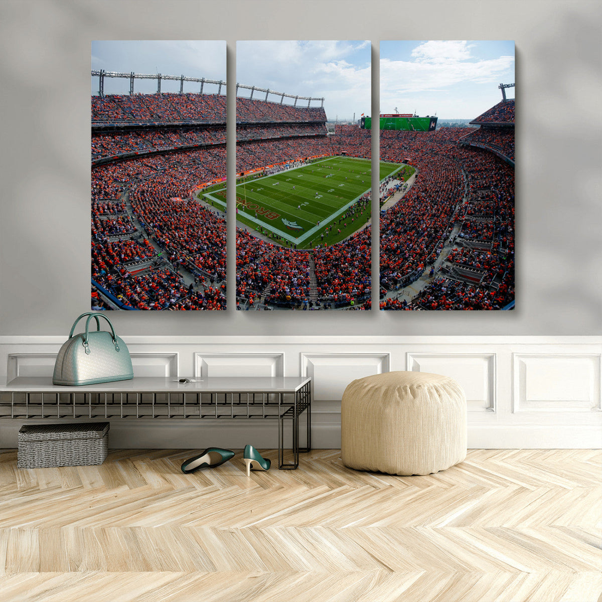 Denver Broncos Football Team Print - Empower Field Mile High