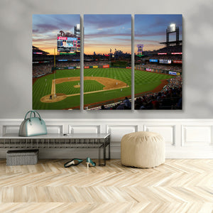 Citizens Bank Park Philadelphia Phillies Wall Art Canvas |