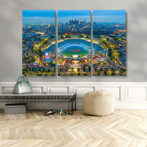 Los Angeles Dodgers Wall Art Canvas, Dodger Stadium Wall Art