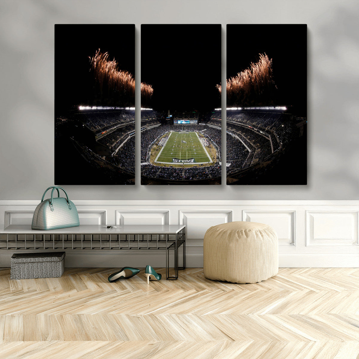 Eagles Field Stadium Wall Art | Philadelphia Eagles Football