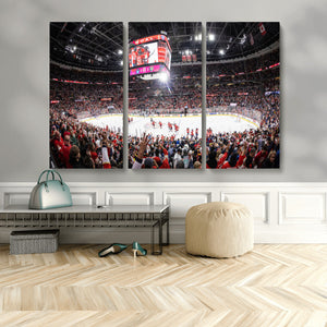 Amerant Bank Arena Wall Art Canvas Print - Basketball Arena