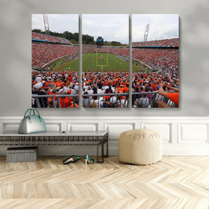 Virginia Cavaliers Football Team Print - Charlottesville Scott Stadium Print Wall Art Canvas