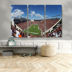 Virginia Tech Hokies Football Team Print - Blacksburg Lane