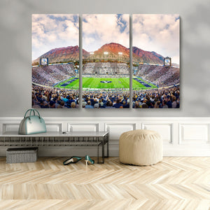 Brigham Young University Cougars Football Team Print - Provo