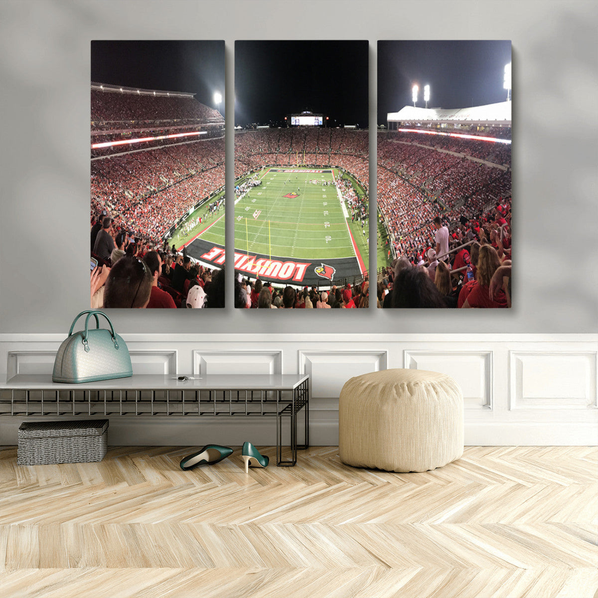 University of Louisville Cardinals Football Team Print -