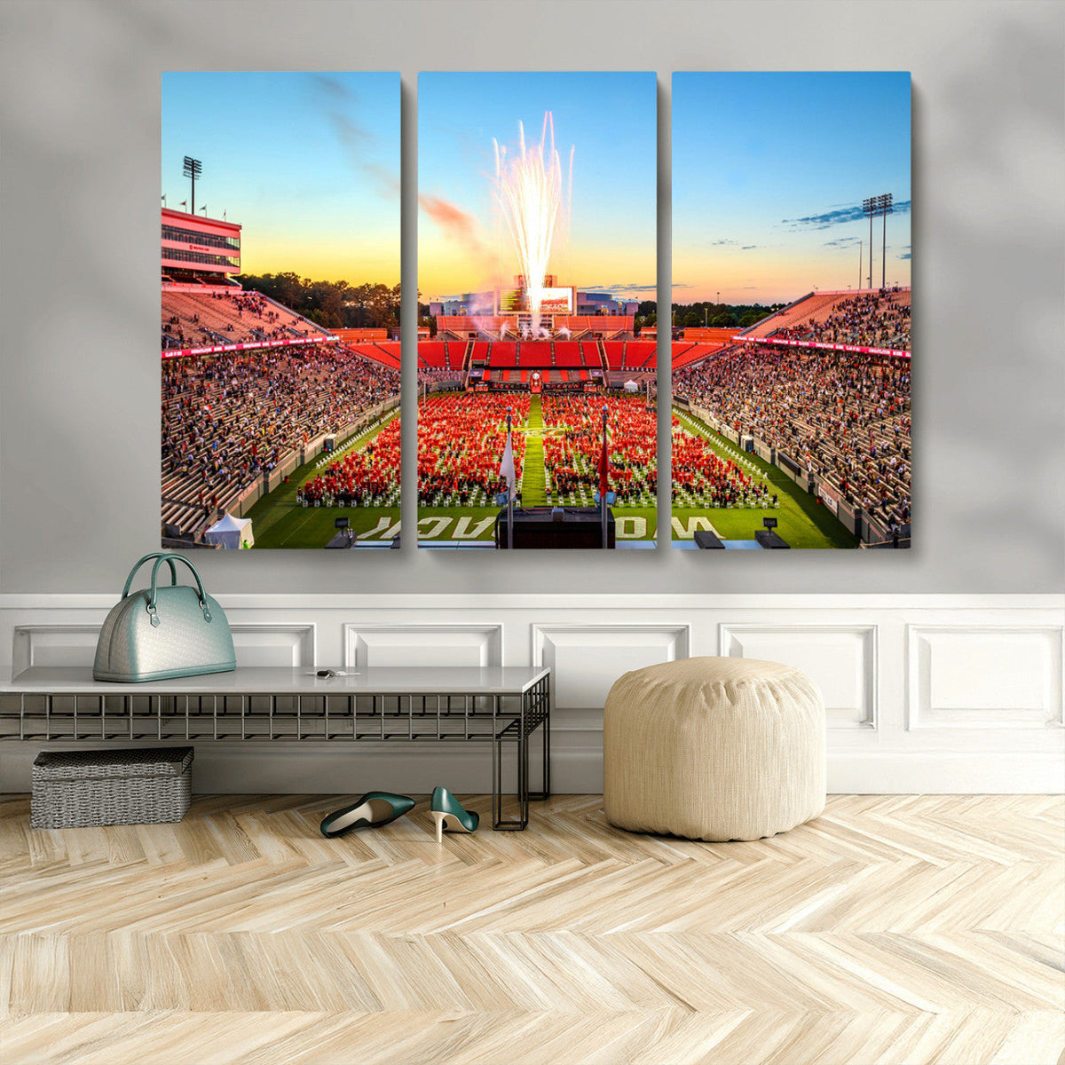 North Carolina State University Canvas Print, North Carolina