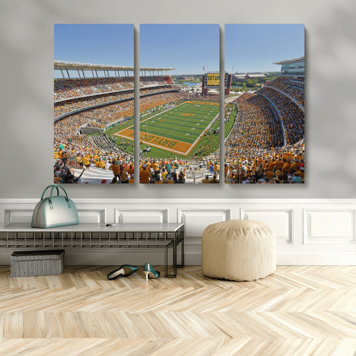Baylor University Bears Football Team Print - Waco McLane