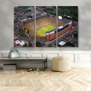 University of Michigan Wolverines Football Team Print - Ann