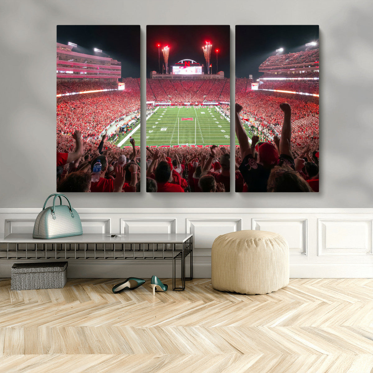 University of Nebraska Cornhuskers Football Team Print -