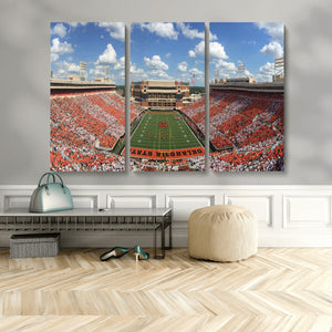 Oklahoma State Cowboys Football Team Print - Stillwater