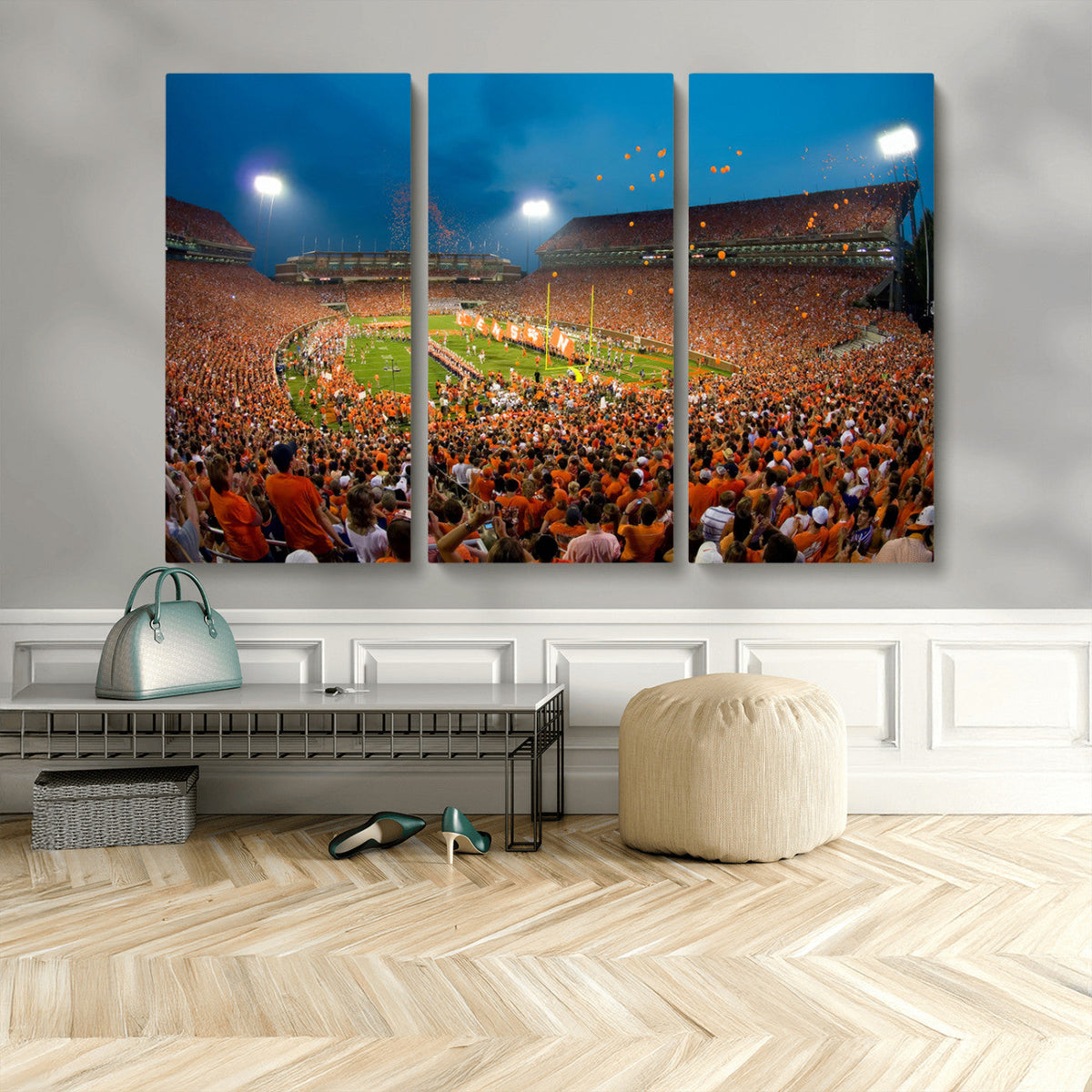 Clemson University Tigers Football Team Print - Clemson
