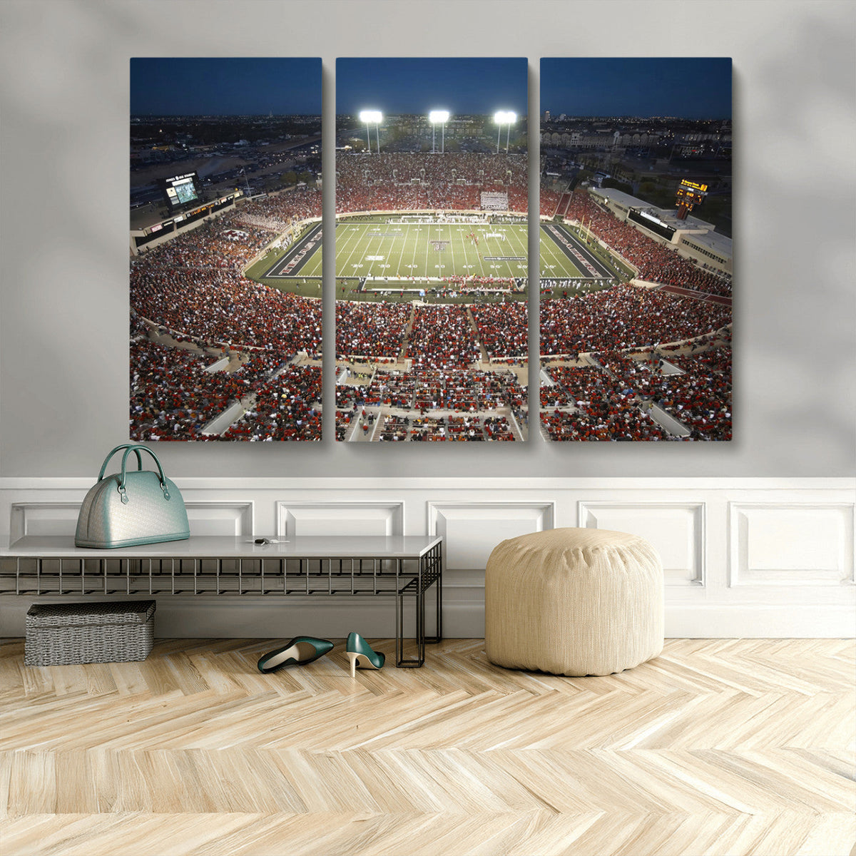Texas Tech Red Raiders Football Team Print - Lubbock Jones