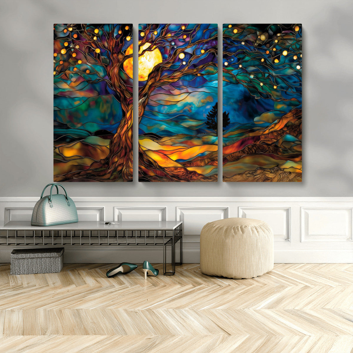 Tree of Life Wall Art - Yggdrasil Tree of Life Canvas Print