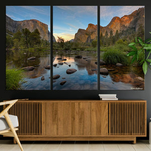 Yosemite Valley Wall Art Canvas Print – Framed El Capitan