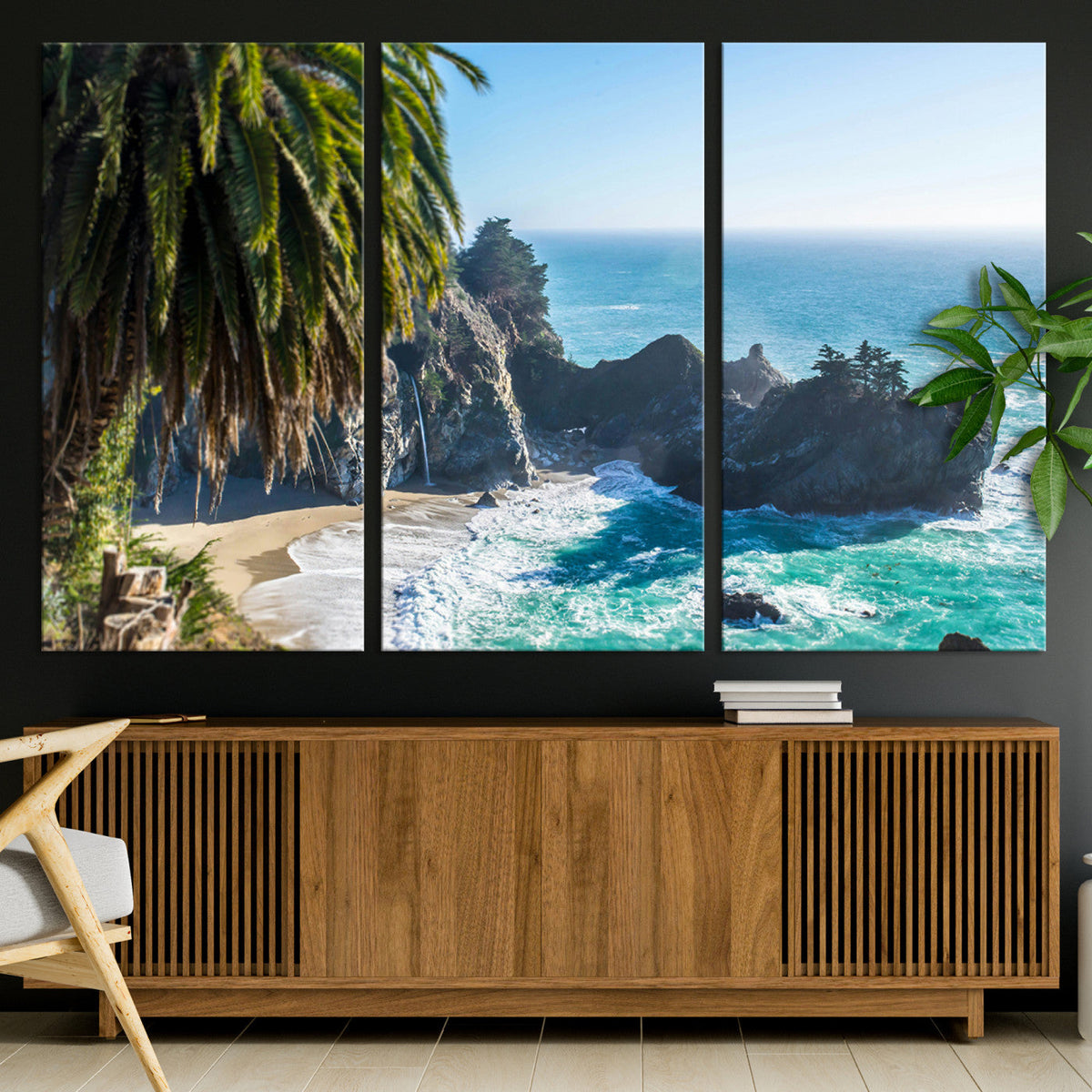 Big Sur Wall Art Canvas Print – Framed California Coastline